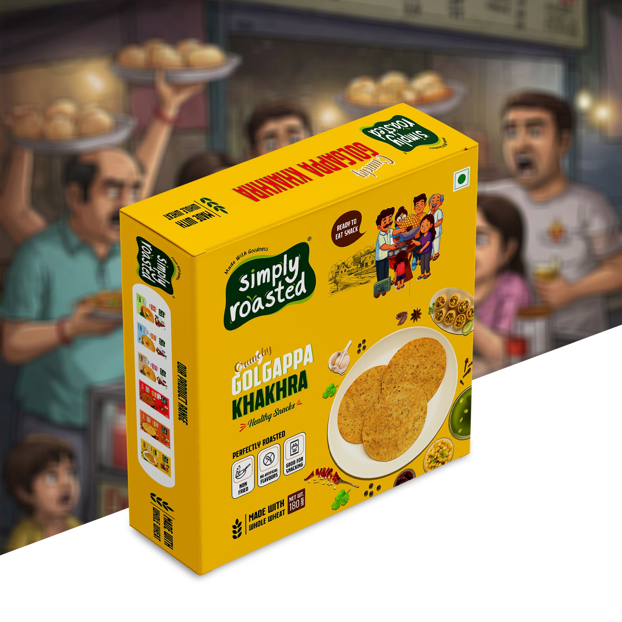 Crunchy Golgappa Khakhra