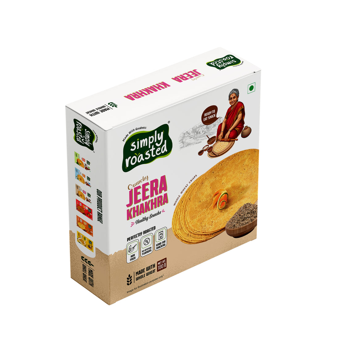 Crunchy Jeera Khakhra